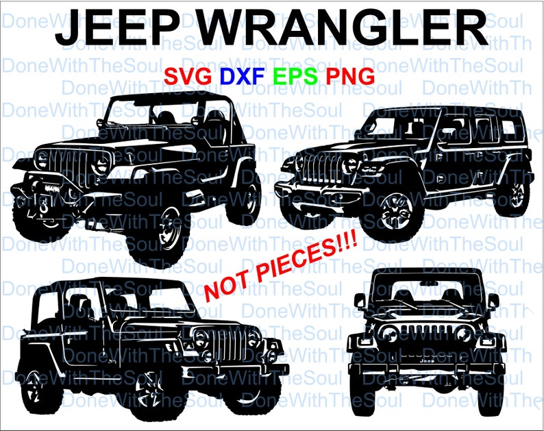 Download Jeep Wrangler Jeep vector Jeep SVG Car SVG Car cut | Etsy