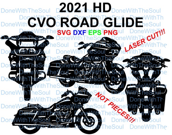 Hd Motorcycles Cvo Road Glide Harley Moto Harley Svg Etsy