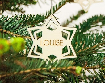 ETOILE de NOËL personnalisable - model1