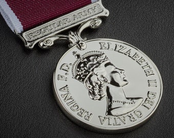 Silberne Elizabeth II Militärmedaille - langer Dienst & gute Führung. Reguläre Armee, ERII LSGC