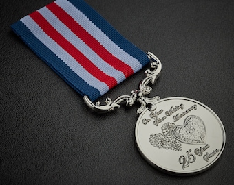 Biglietto Con Medaglia Per Anniversario Di Nozze D'argento / 25 - Foto 5