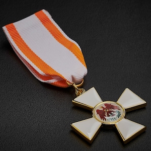 Full Size Replica Order of the Red Eagle Medal. 2nd Class. Prussia/German. Reproduction/Copy. Enamel, 24ct Gold