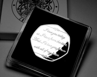 On Our 25th SILVER WEDDING ANNIVERSARY Commemorative in Gift Case. Gift/Present Mum/Dad/Parents/Friends. 25 Years Together. Love/Marriage