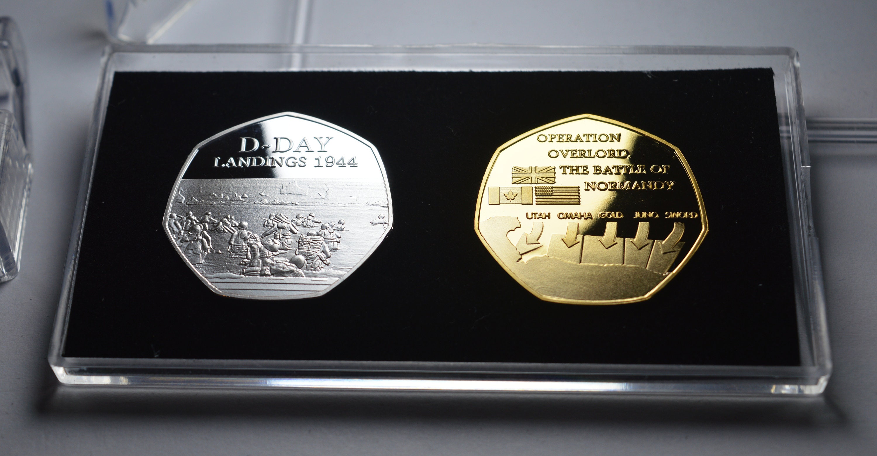 D day coin with shop free watch