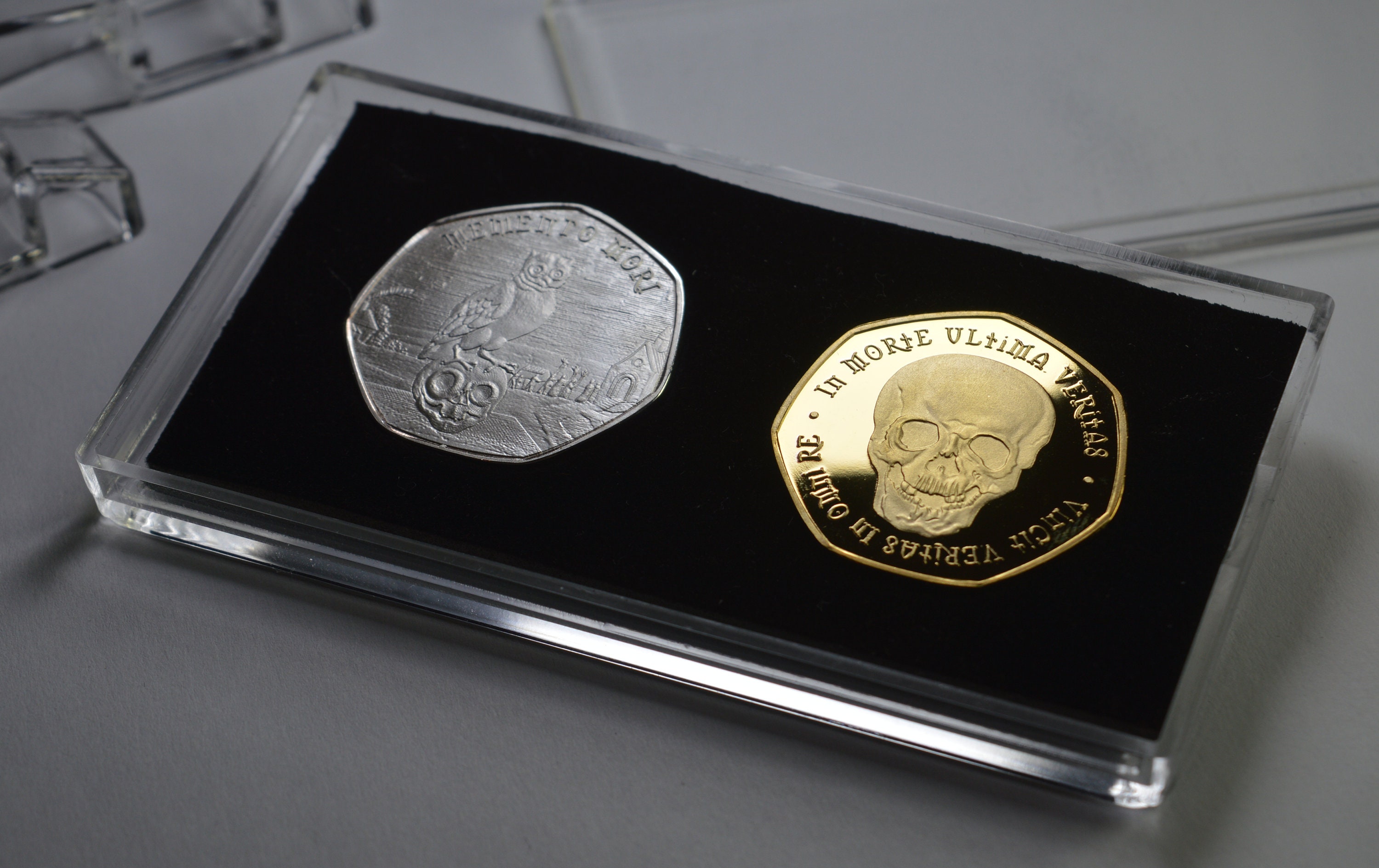 Momento Mori Coin Memento Mori Coin With Display Box | Skull & Tree Of Life  Design | Philosophical Keepsake For Collectors & Enthusiasts Mori Coin  Crypto