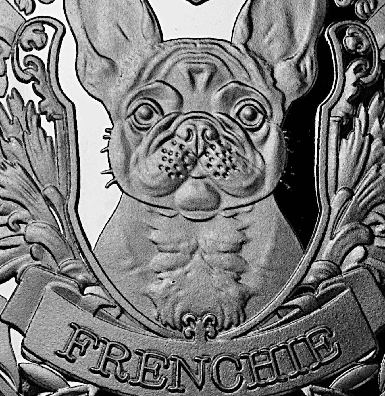 Brand New French Bulldog Silver Commemorative Coin
