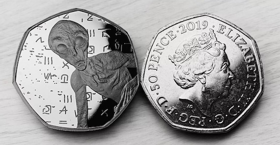 Extremely Rare .999 'TRITANIUM' Alien Coin/artefact. Area 51