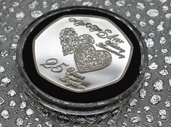 SCRITTA IN POLISTIROLO 25° ANNIVERSARIO NOZZE D'ARGENTO ADDOBBI - Foto 6