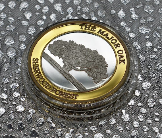 Robin Hood & Sherwood Forest 'dual Metal' Silver and 24ct Gold