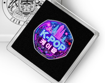BTS 10th Anniversary Medallion (SILVER 1/2 OZ) Kpop - Etsy