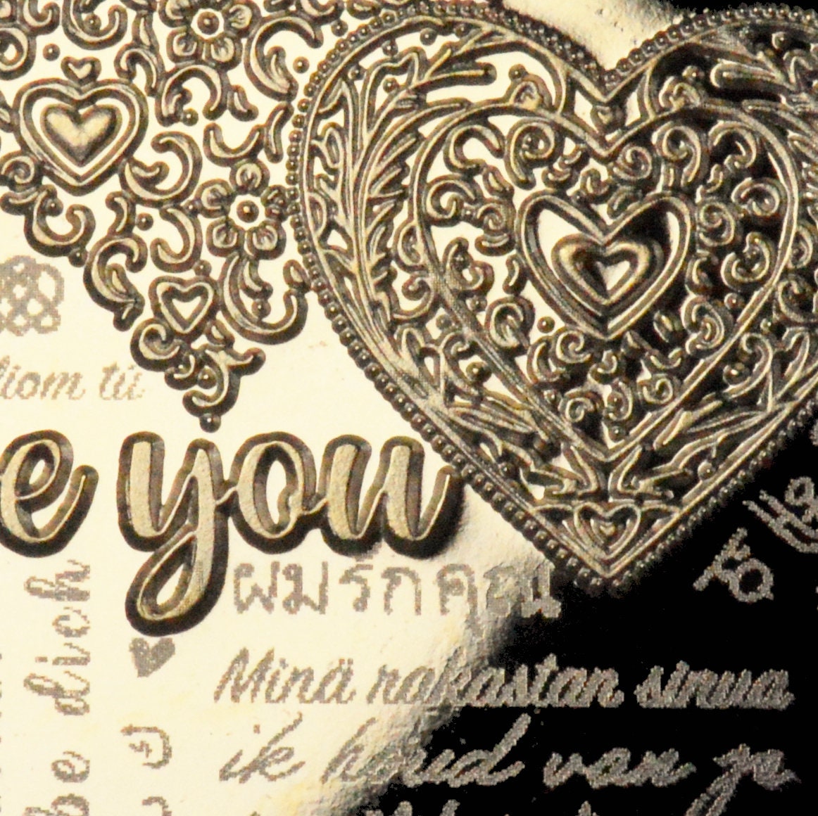 Happy Valentine&#39;s Day &#39;I Love You&#39; 24ct Gold Commemorative in Capsule. Husband/Wife/Girlfriend/Boyfriend/Partner Gift/Present