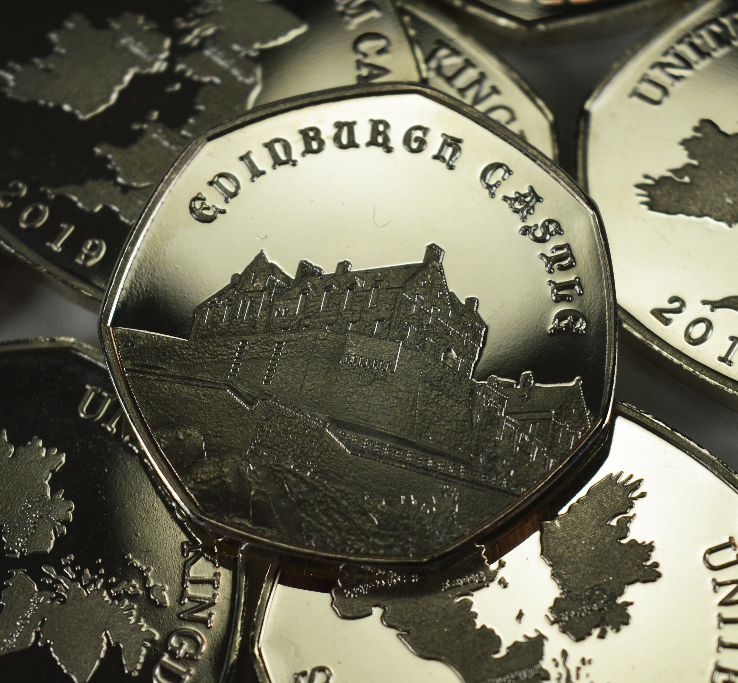 Edinburgh Castle Silver Commemorative Coin Albums/50p Etsy