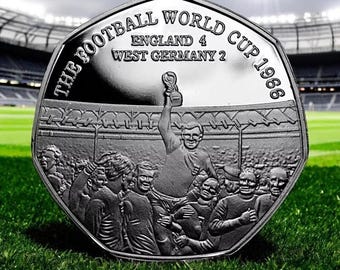 1966 年イングランド サッカー ワールド カップ シルバー記念カプセル