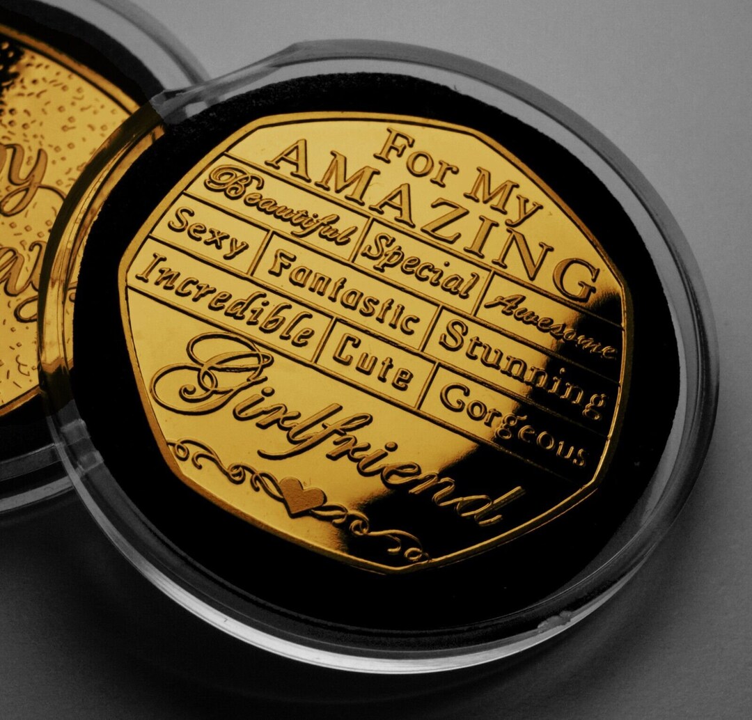 For My AMAZING GIRLFRIEND 'happy Birthday' 24ct Gold Commemorative Coin ...