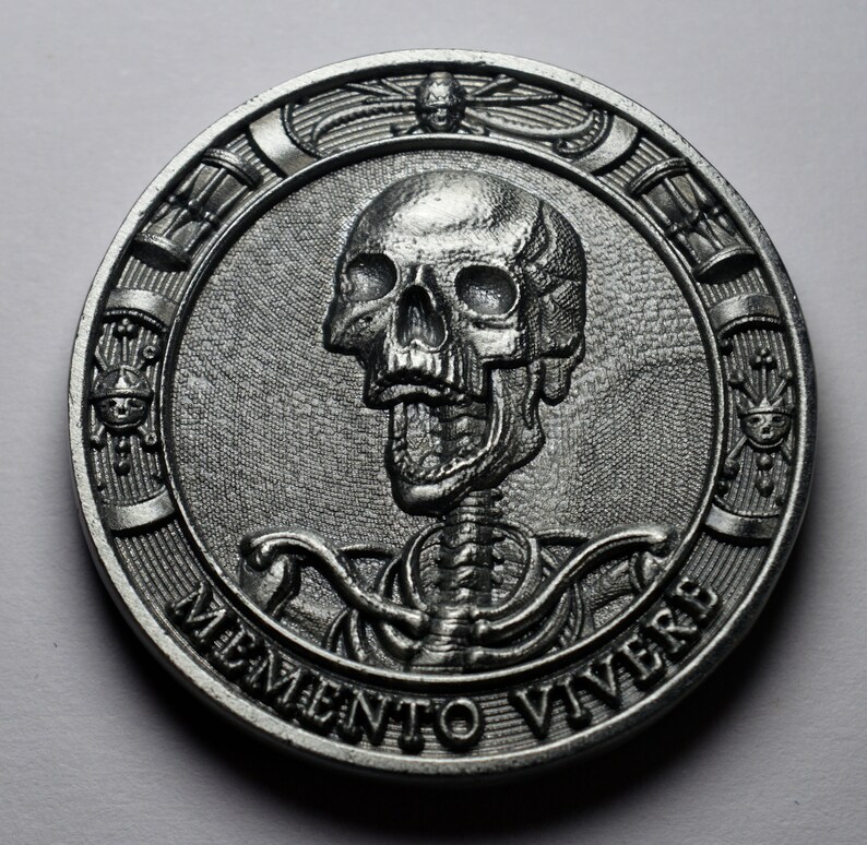 memento mori memento vivere coin memento mori memento vivere coin