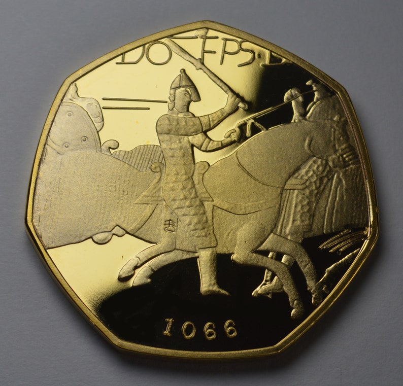 Pair of the Battle of Hastings Commemoratives in 50p Coin Etsy
