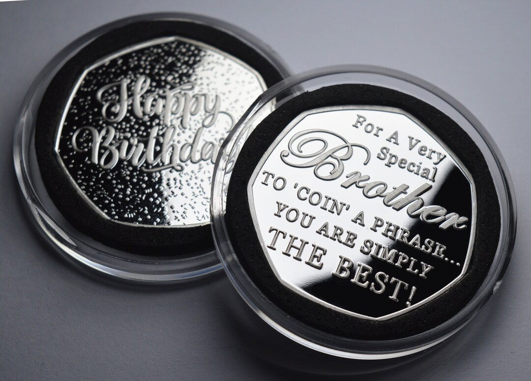 Happy Birthday Commemorative in Capsule- for a Very Special Brother ...