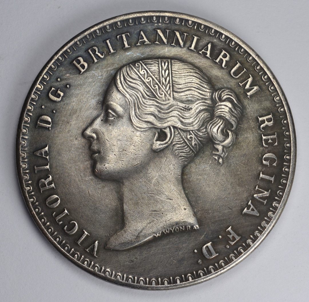 1839 Queen Victoria & Una and the Lion Coin. 999 Silver