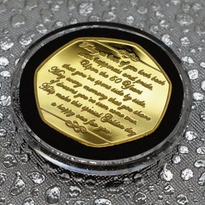 50th GOLDEN WEDDING ANNIVERSARY 24ct Gold Commemorative in Presentation/Display/Gift Box/Case and Capsule. Gift/Present 50 Years Together image 5
