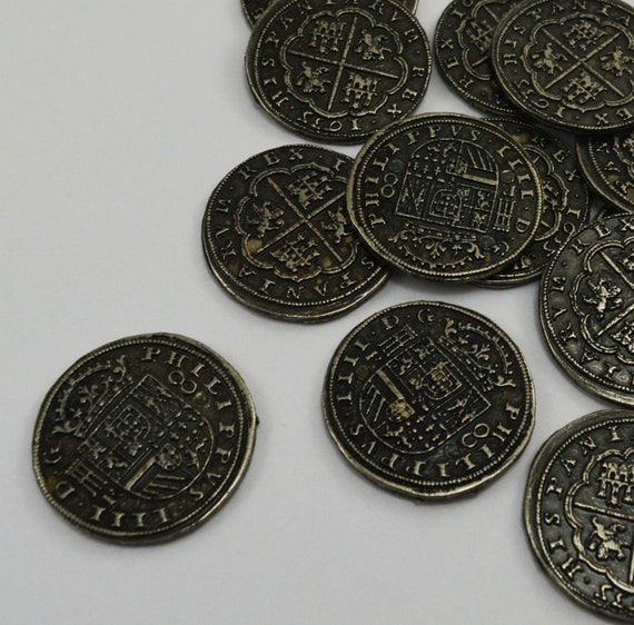 Superb Job Lot of 10 Spanish Silver Doubloons Pieces of 8 | Etsy