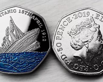 Médaille Commémorative Titanic 1912 – Pièce En Métal Doré, édition Patrimoine, 4 Cm – Cadeau Collection
