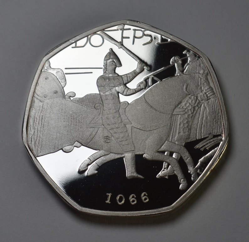 Pair of the Battle of Hastings Commemoratives in 50p Coin Etsy
