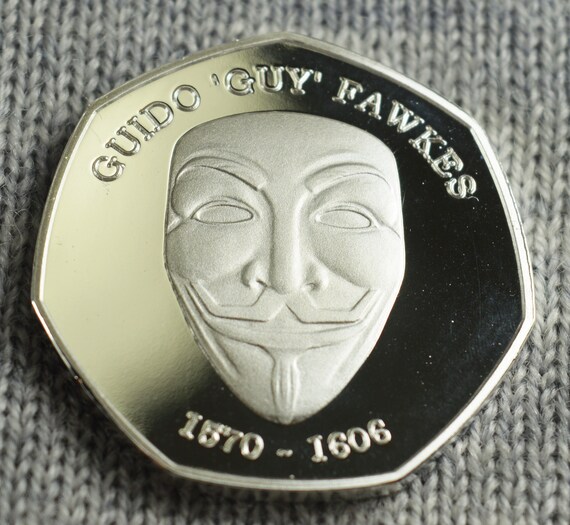 Guy Fawkes & the Gunpowder Conspirators 1605 Silver Commemorative