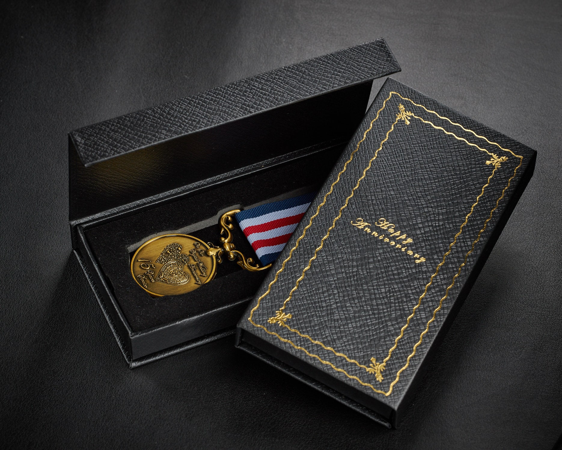 La Nostra Medaglia Del 15° Anniversario Di Matrimonio In Cristallo - Foto 11