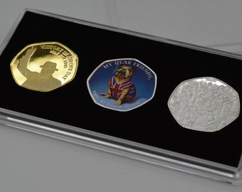 JACK THE RPPER Slver Commemoratve Con N Capsule. Whtechapel