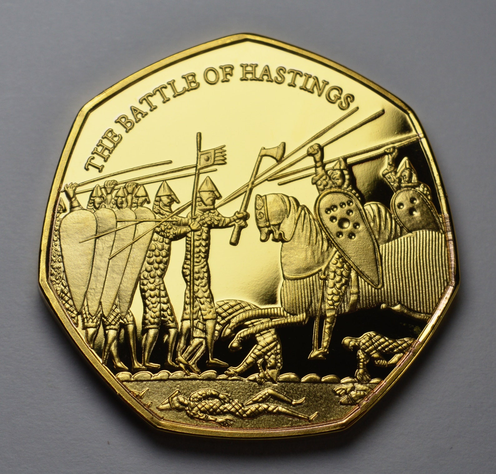 Pair of the Battle of Hastings Commemoratives in 50p Coin Etsy