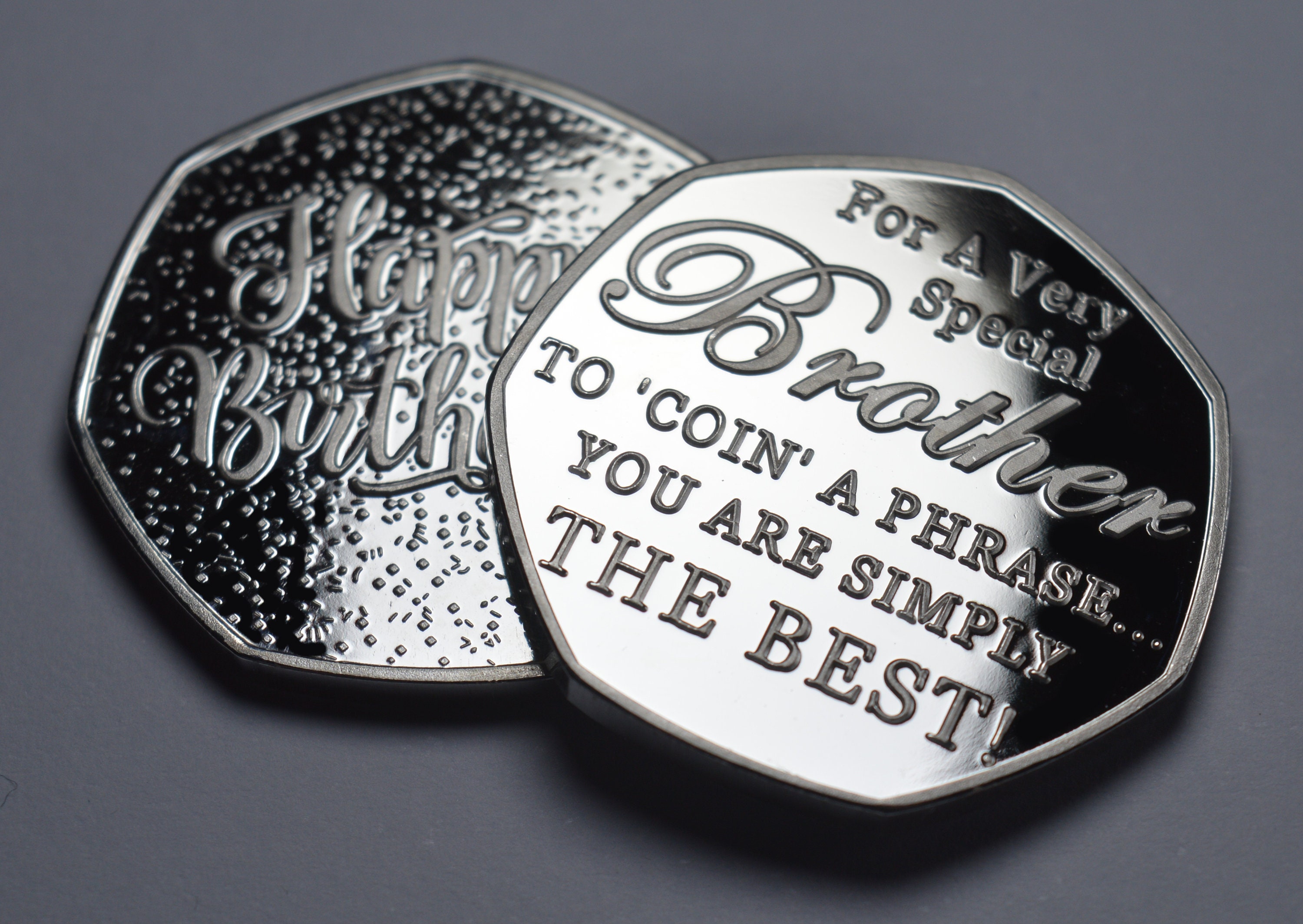 Happy Birthday Commemorative - for a Very Special Brother. 'coin a ...