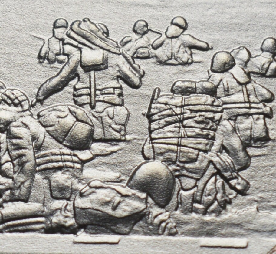 thumbnail interactive-video image 1 of 2020 D-Day Landings 1944 24ct Gold Commemorative 50p Coin In Capsule – Operation Overlord WW2 1 of 5