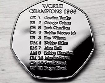 1966 年イングランド サッカー ワールド カップ シルバー記念カプセル