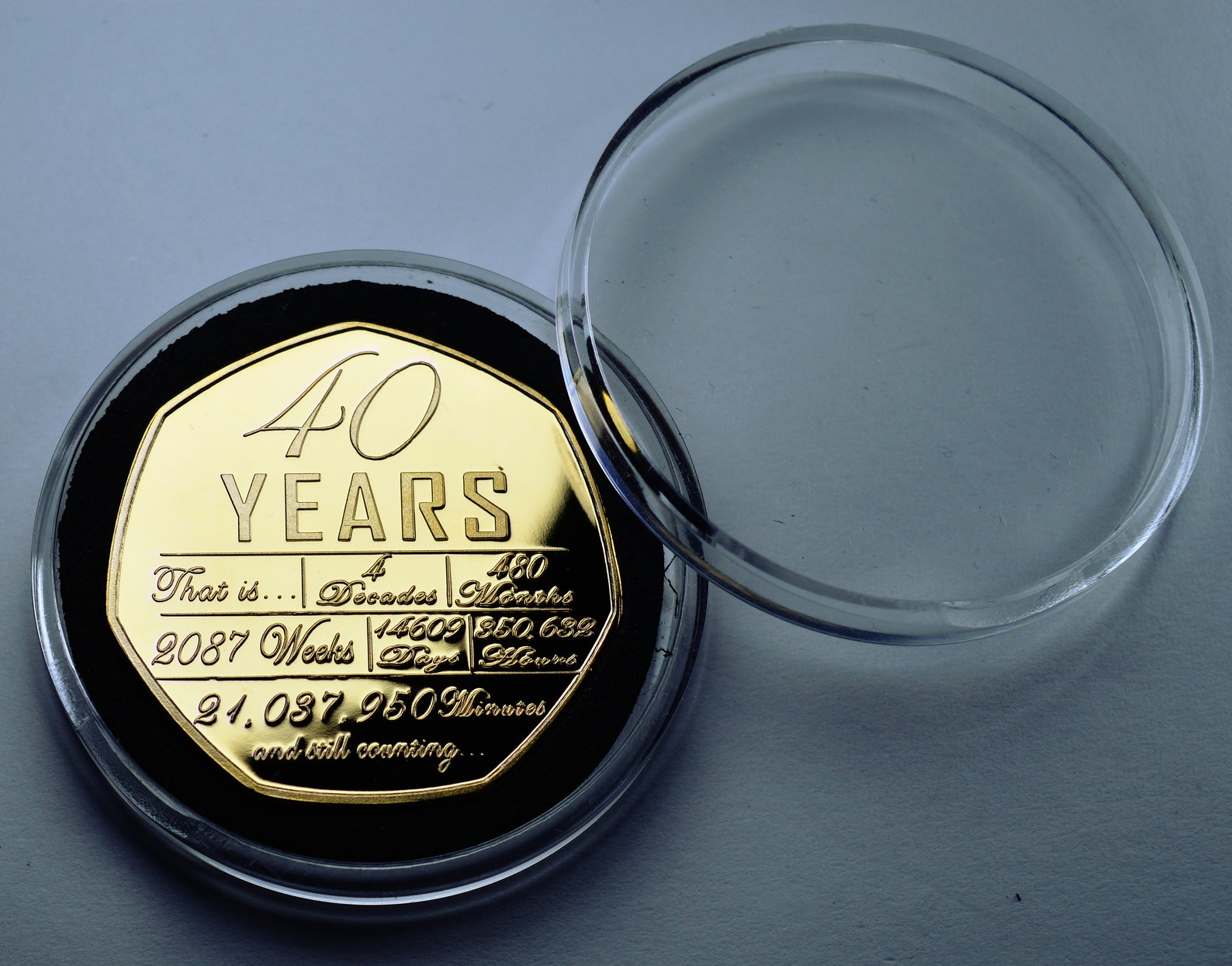 For You on Our 40th RUBY WEDDING ANNIVERSARY Commemorative in | Etsy UK