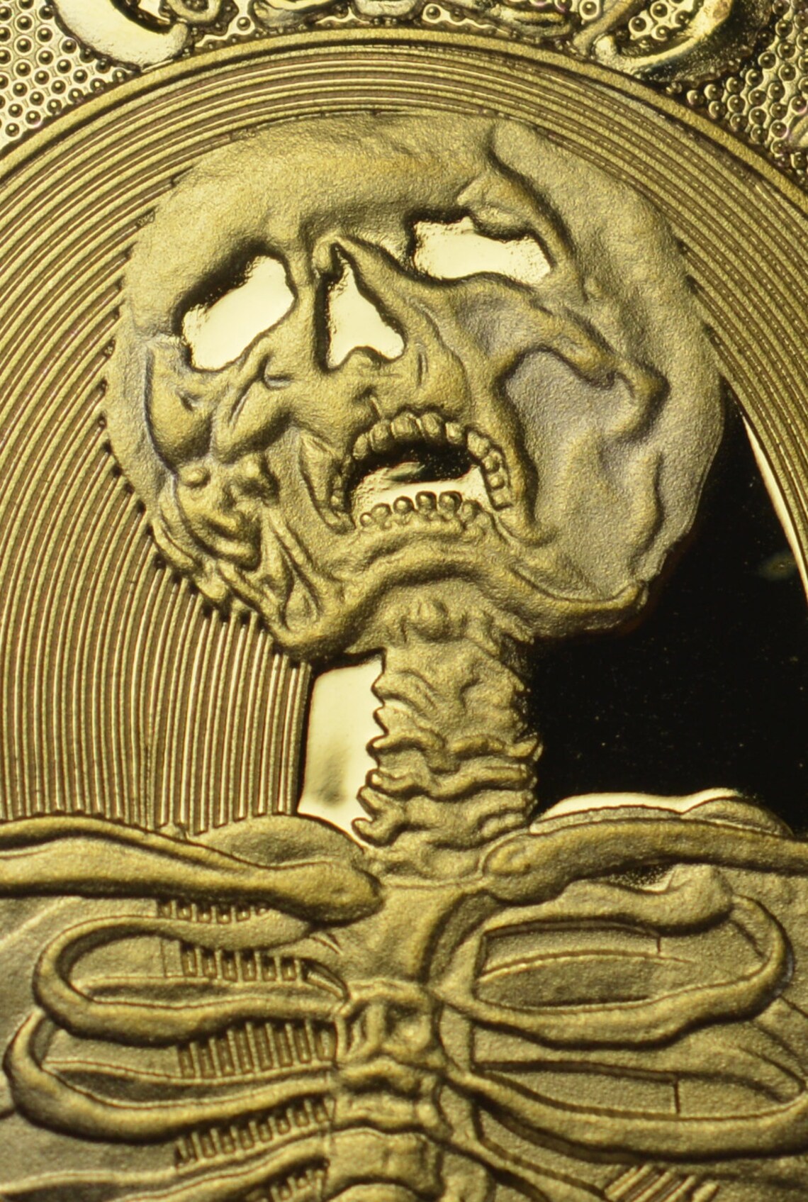 The Commemorative Coin Company MEMENTO MORI/VIVERE Silver and 24ct Gold
