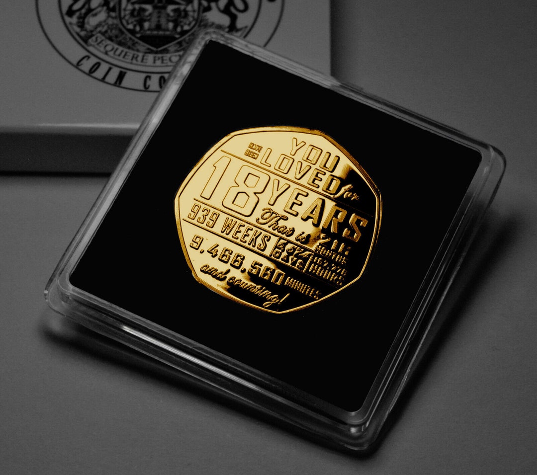 18th Brthday 24ct Gold Commemoratve n Gft/presentaton Box