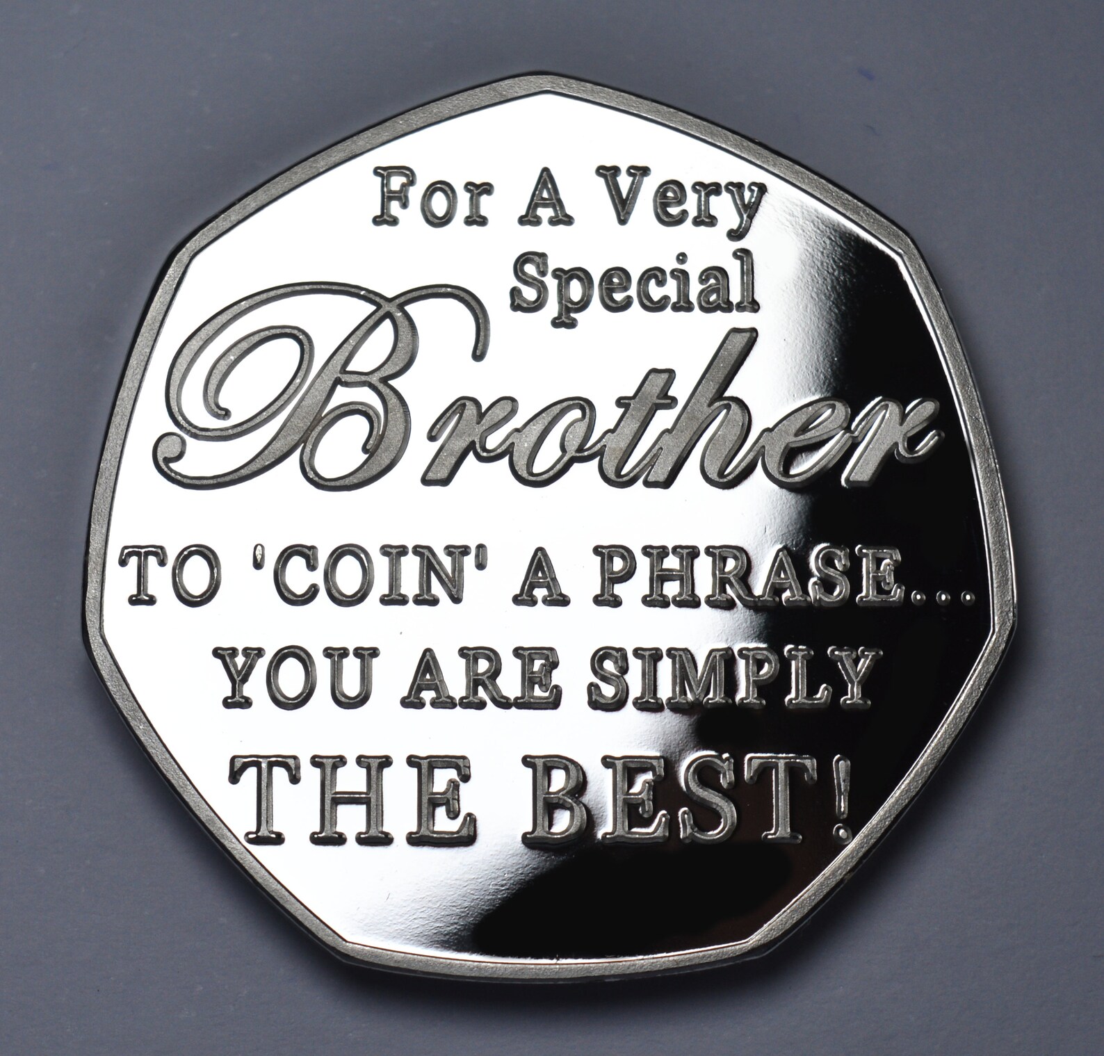 Happy Birthday Commemorative - for a Very Special Brother. 'coin a ...