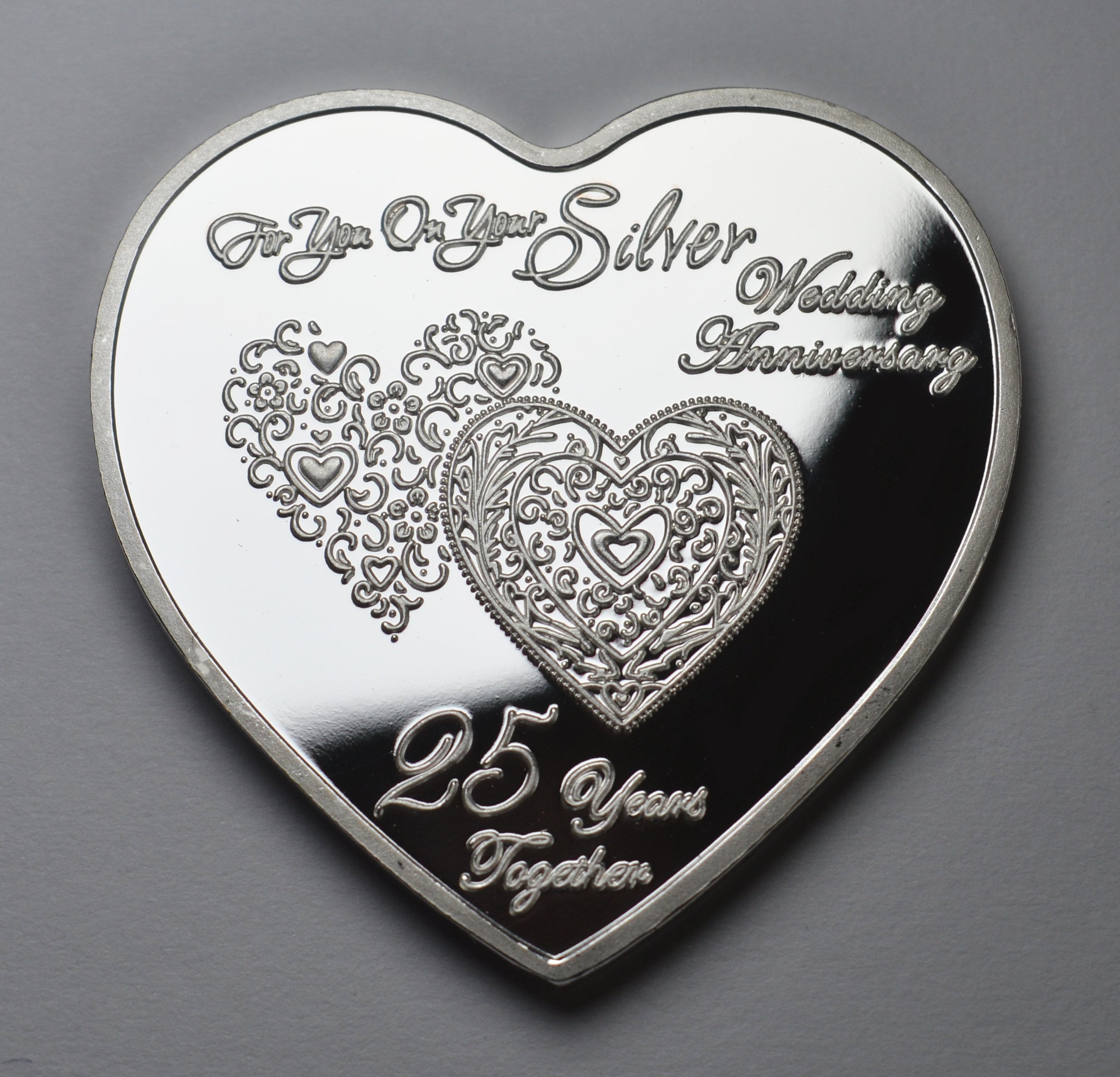 Moneda De Plata 0.999 Primer Aniversario Regalo Original Para Él O Ella - Cápsula Incluida