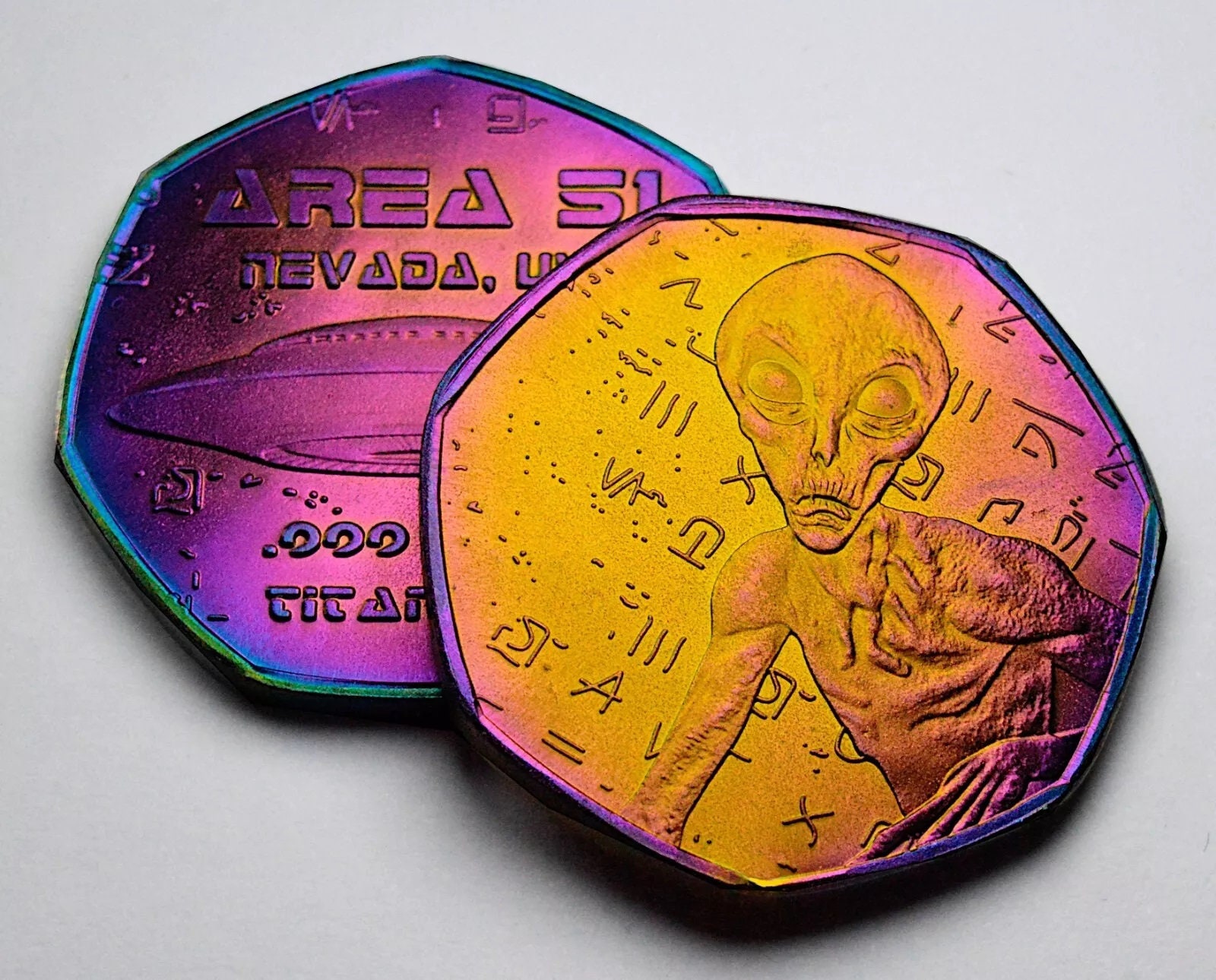 Ufo Coin - Etsy New Zealand