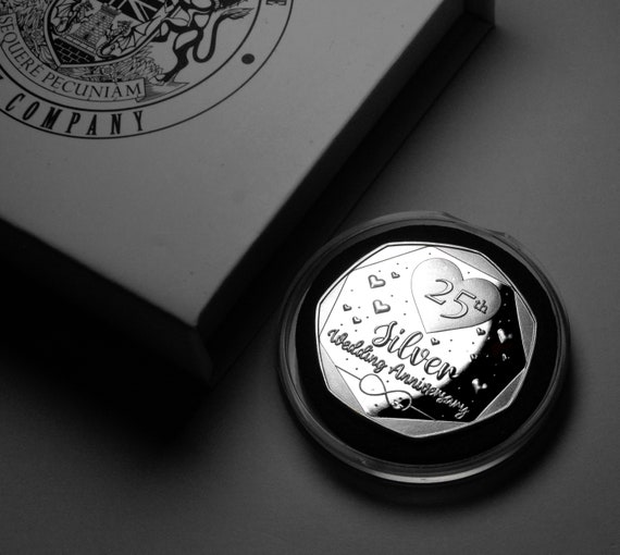 [定休日以外毎日出荷中] SILVER 25th WEDDING Box Gift in Commemorative ANNIVERSARY 邦楽