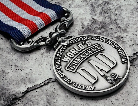 Medal Award Worlds Greatest Dad Medal Award Worlds Greatest Dad