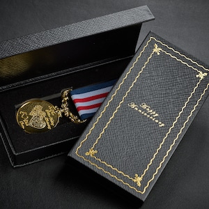 On Your 50th Golden Wedding Anniversary Medal in Case. For Long/Distinguished Service and Bravery in the Field. Gift/Present 50 Years