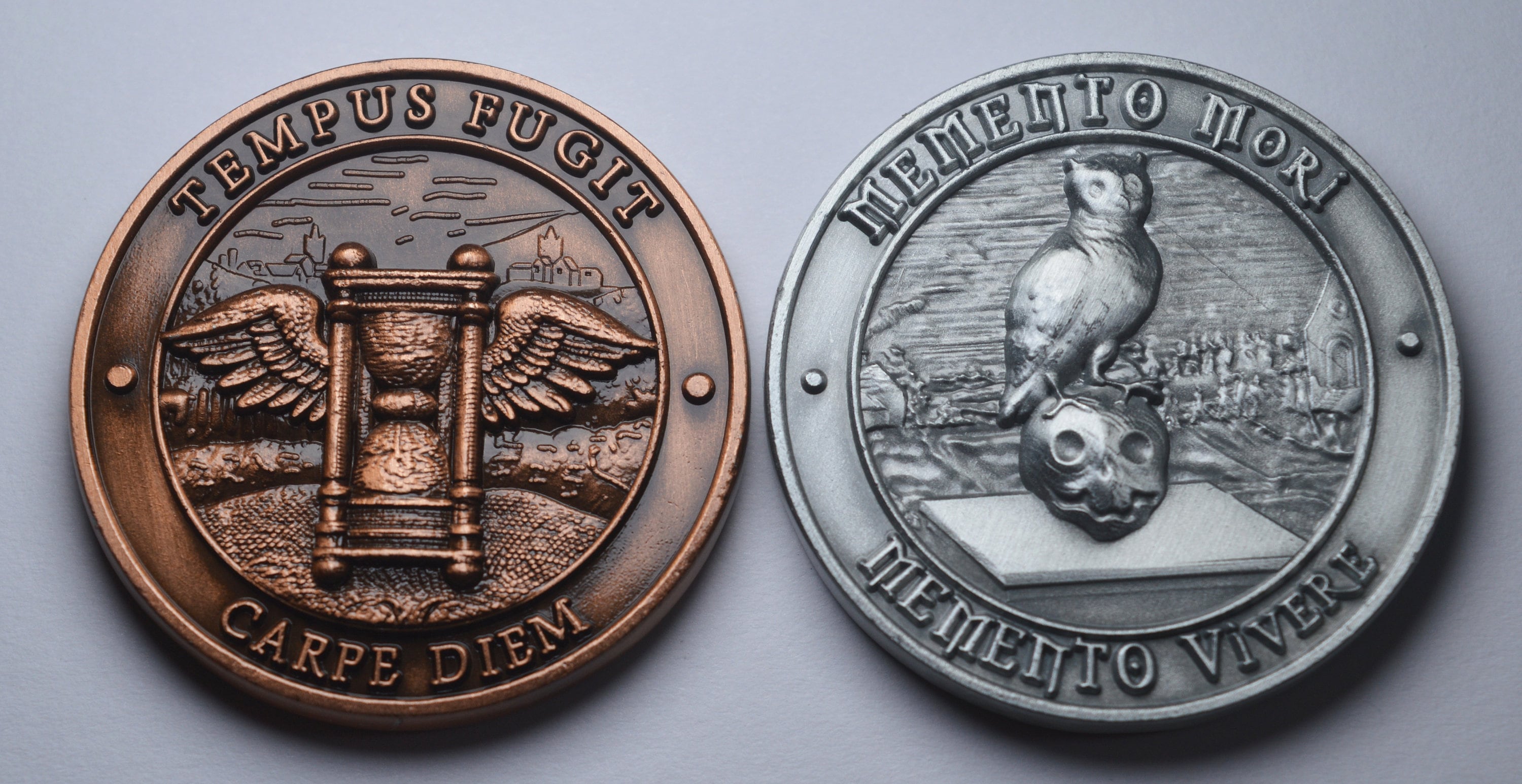 memento mori memento vivere coin memento mori memento vivere coin