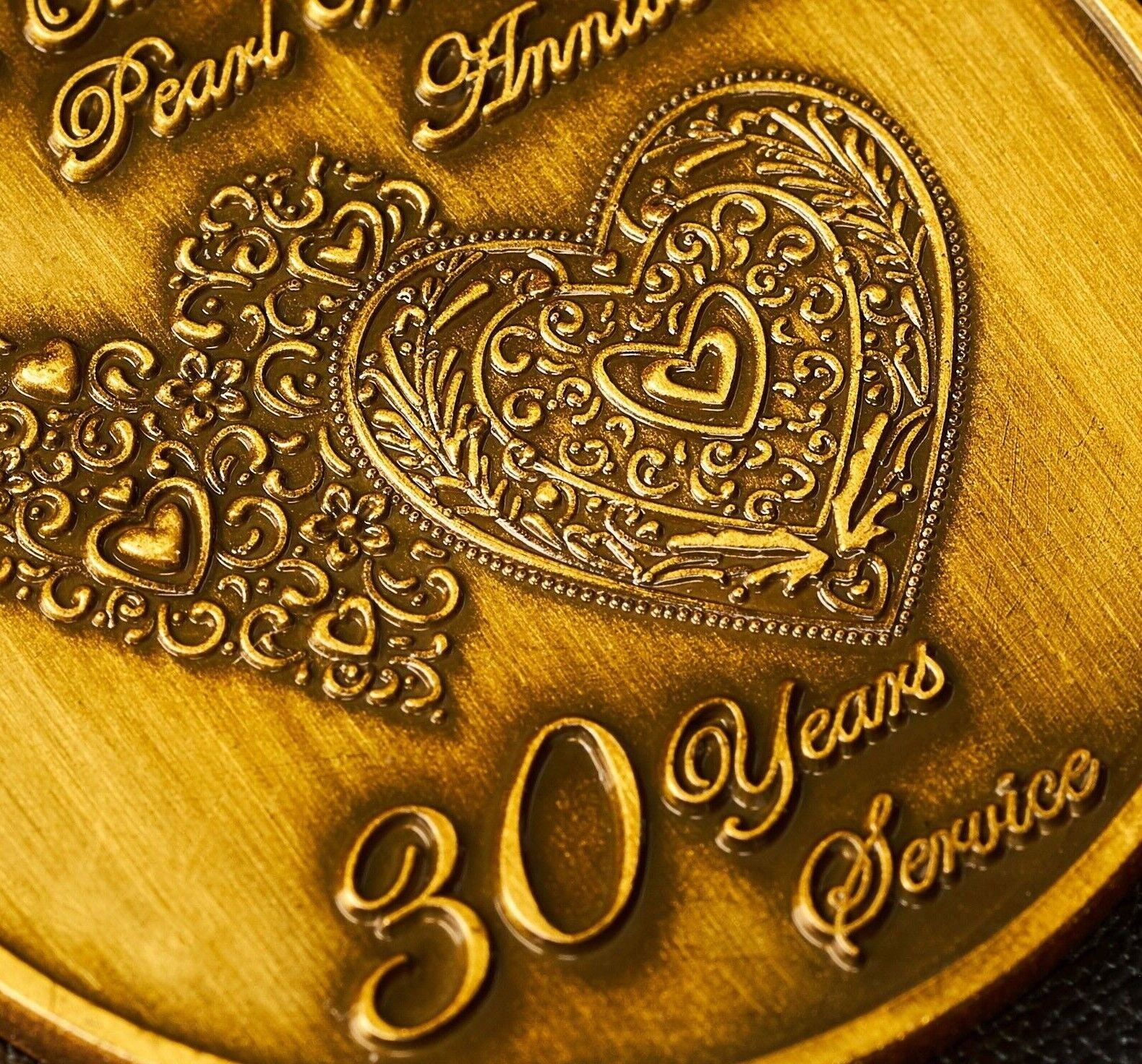30th Pearl Wedding Anniversary Distinguished Service Medal – Gift For Husband