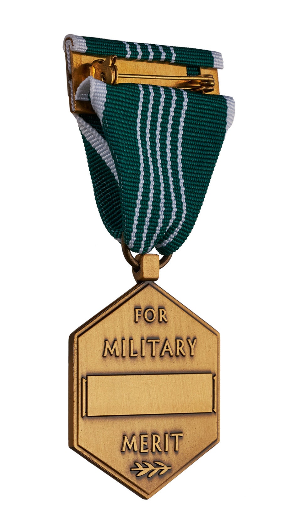 Medallas de tamaño completo, premios militares estadounidenses, acabado en  bronce y espejo.