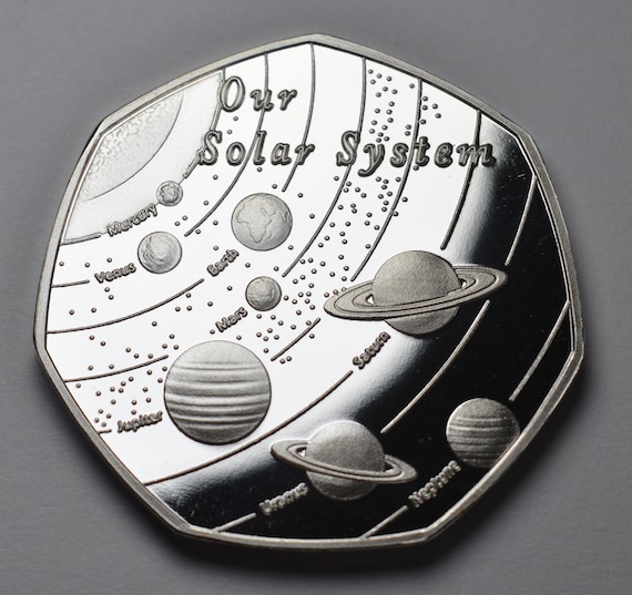 OUR SOLAR SYSTEM .999 Silver Commemorative in Gift Box/case