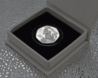 25 BODAS DE PLATA Conmemorativa de Plata en Presentación/Regalo/Caja Expositor/Estuche. Regalo/Presente 25 Años Juntos