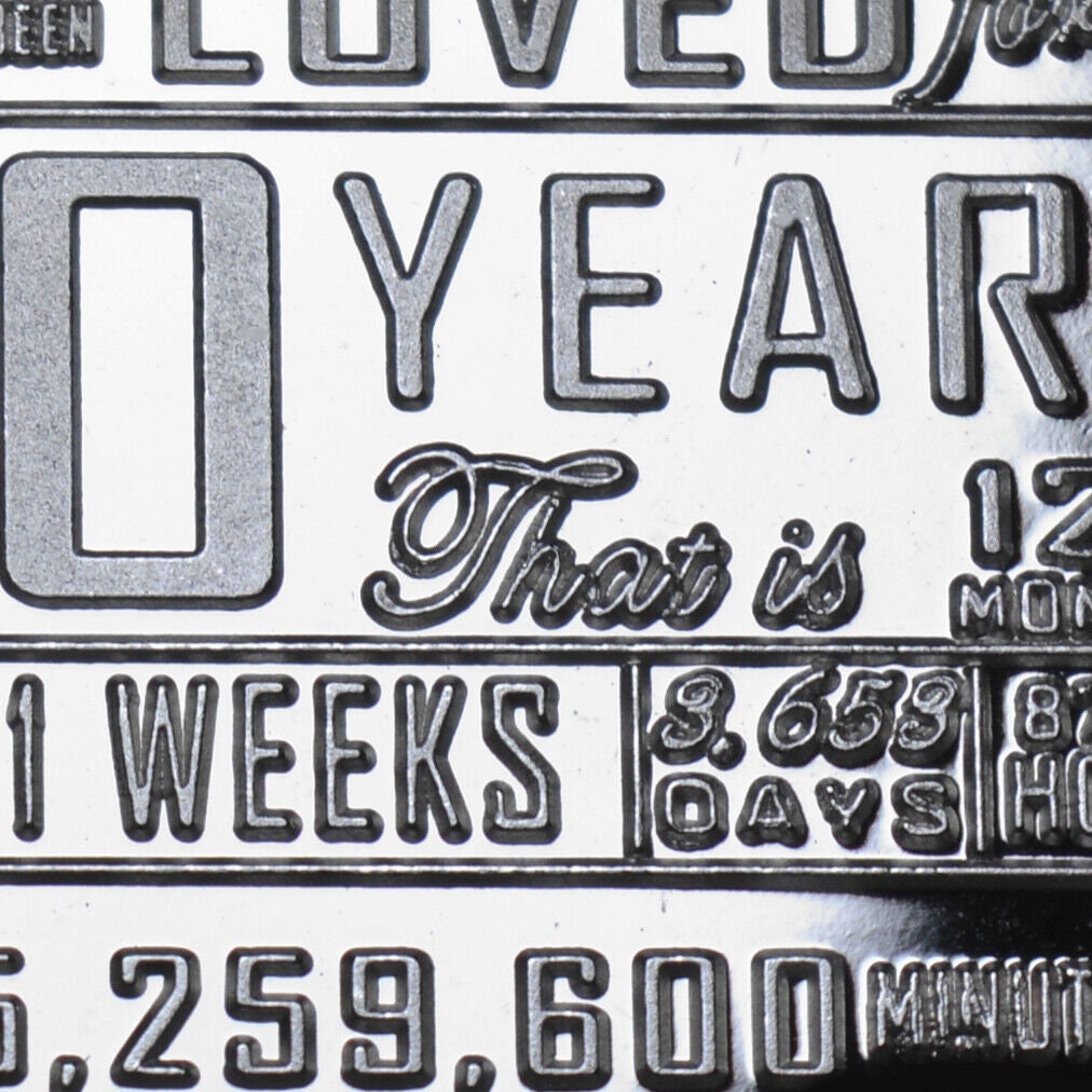 Lingotto Oro 24Kt Da 20 Gr. Per Compleanno Mod. Compleanno 2 - Foto 8