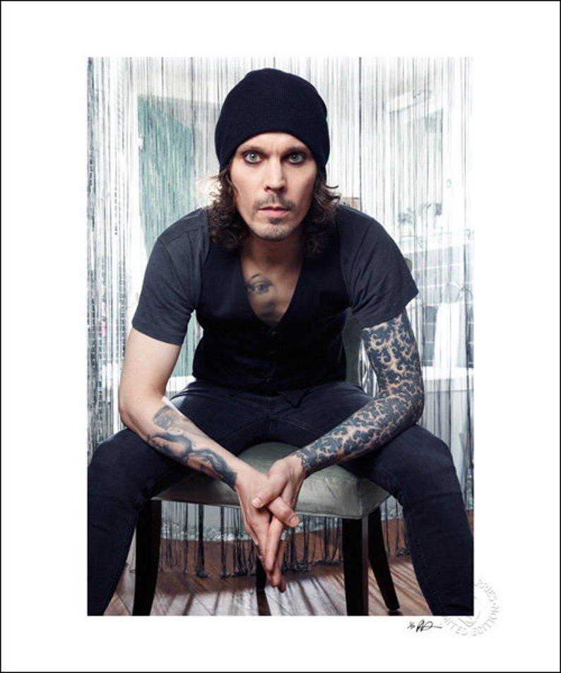 Ville Valo, HIM Original Limited Edition Print Etsy Australia
