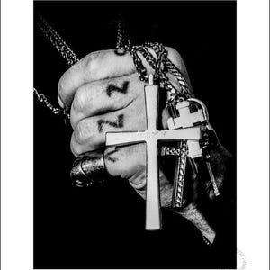 Ozzy Osbourne Hand & Cross Limited Edition print